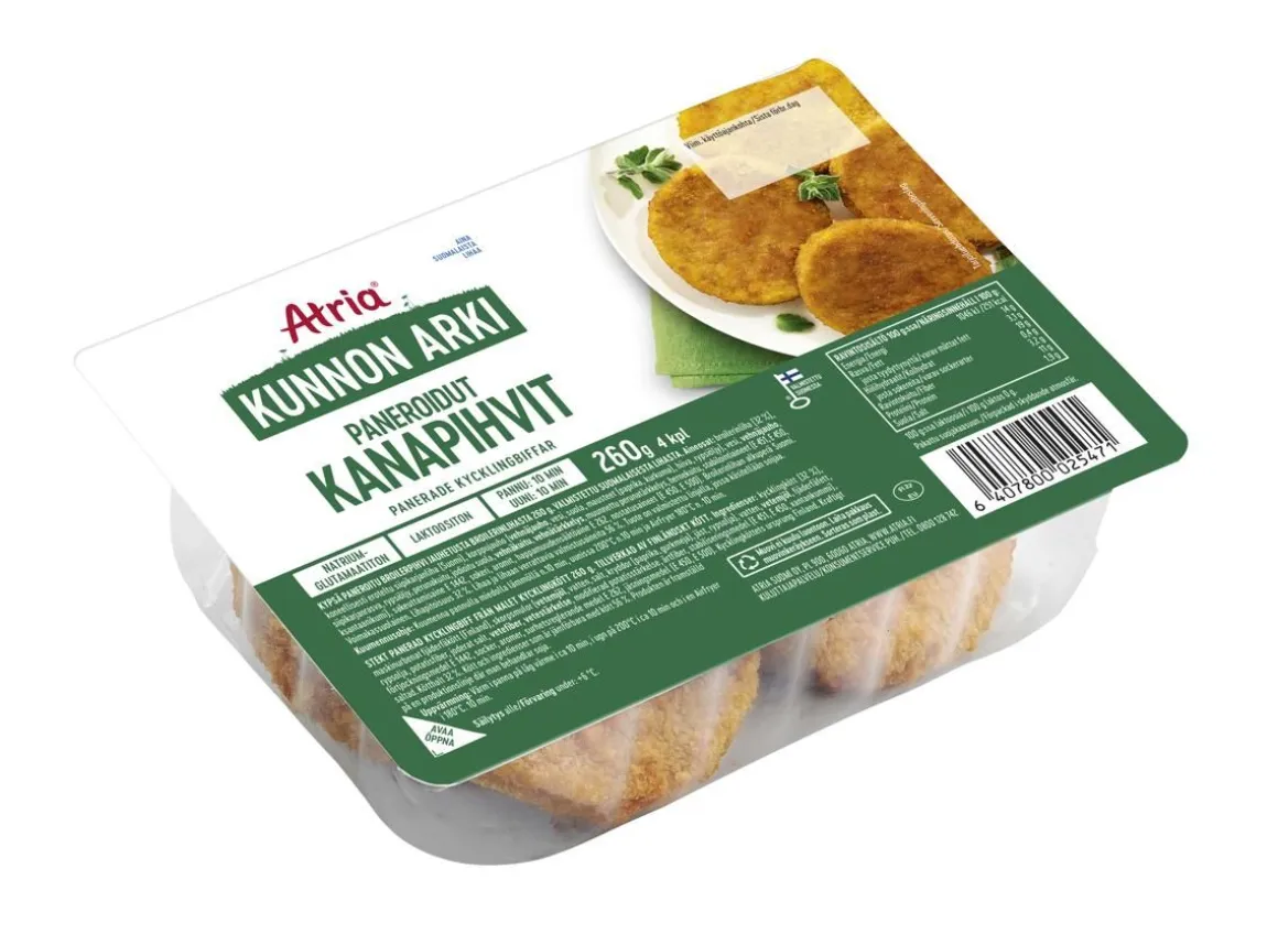 ATRIA KUNNON ARKI PANEROIDUT KANAPIHVIT 260 G