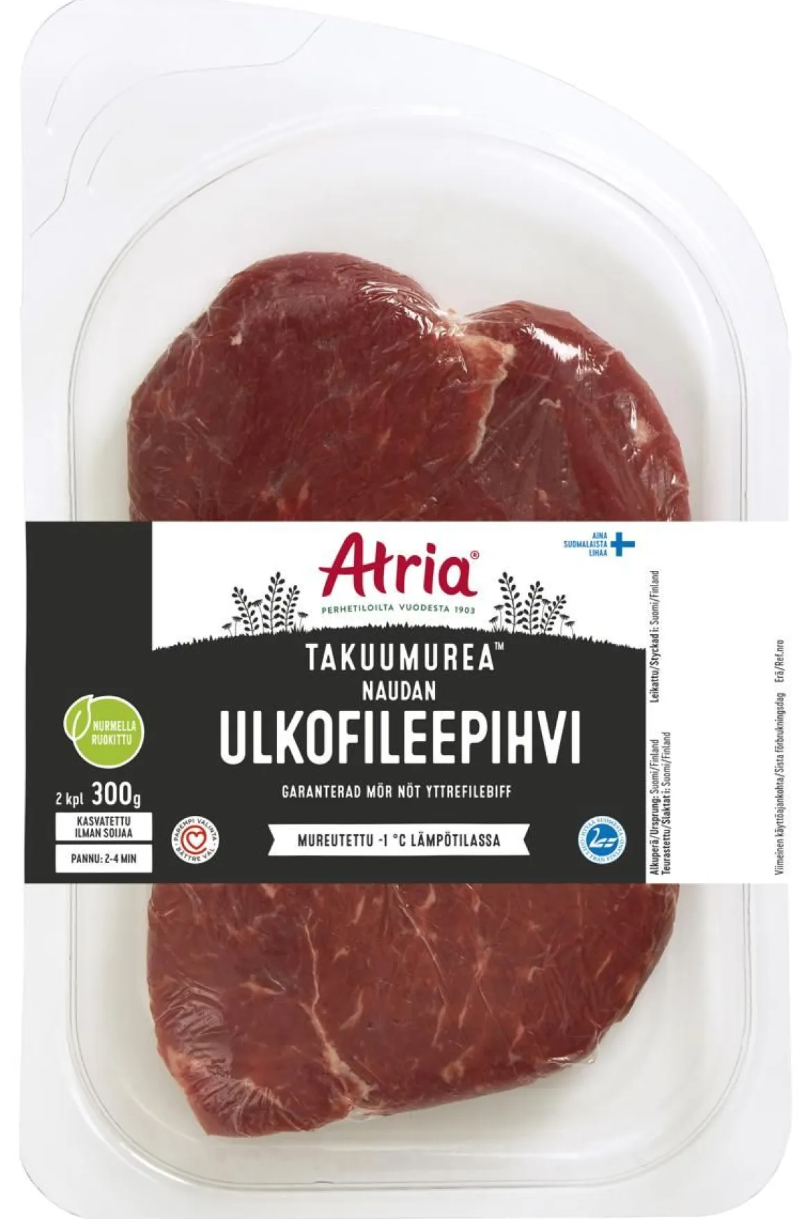 ATRIA NAUDAN TAKUUMUREA ULKOFILEEPIHVI 300 G