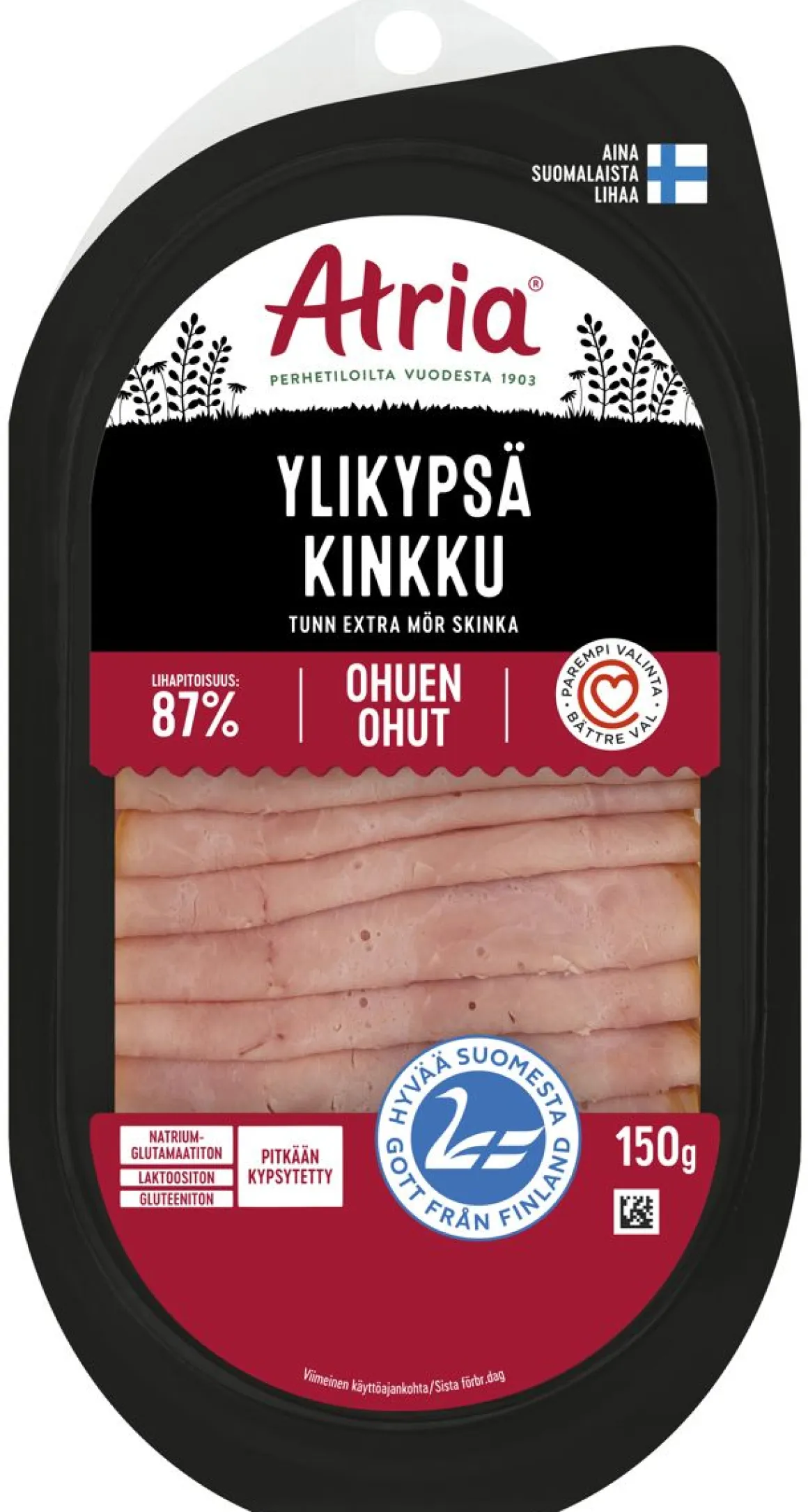ATRIA OHUEN OHUT YLIKYPSÄ KINKKU 150 G