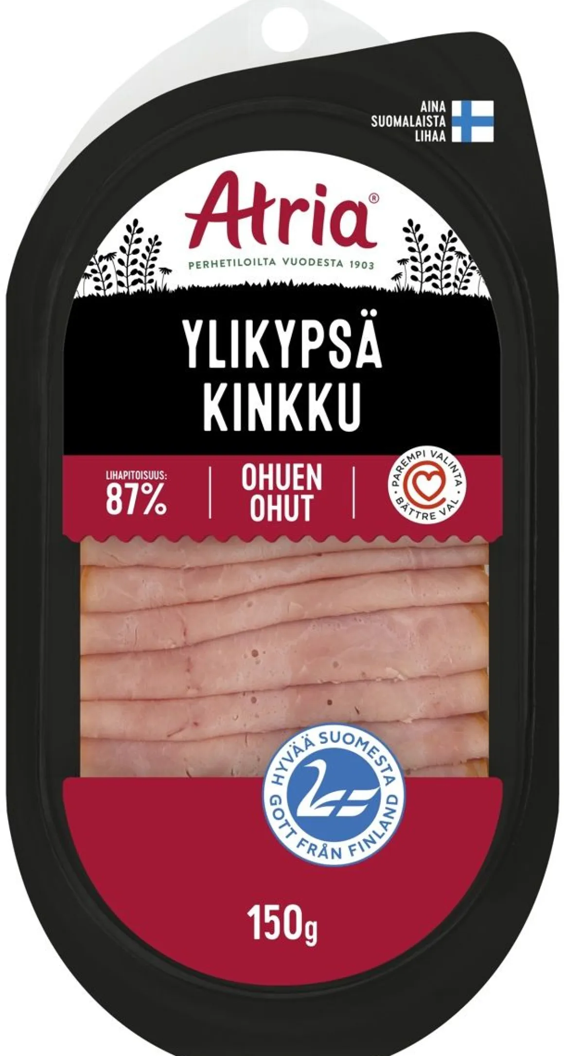 ATRIA OHUEN OHUT YLIKYPSÄ KINKKU 150 G