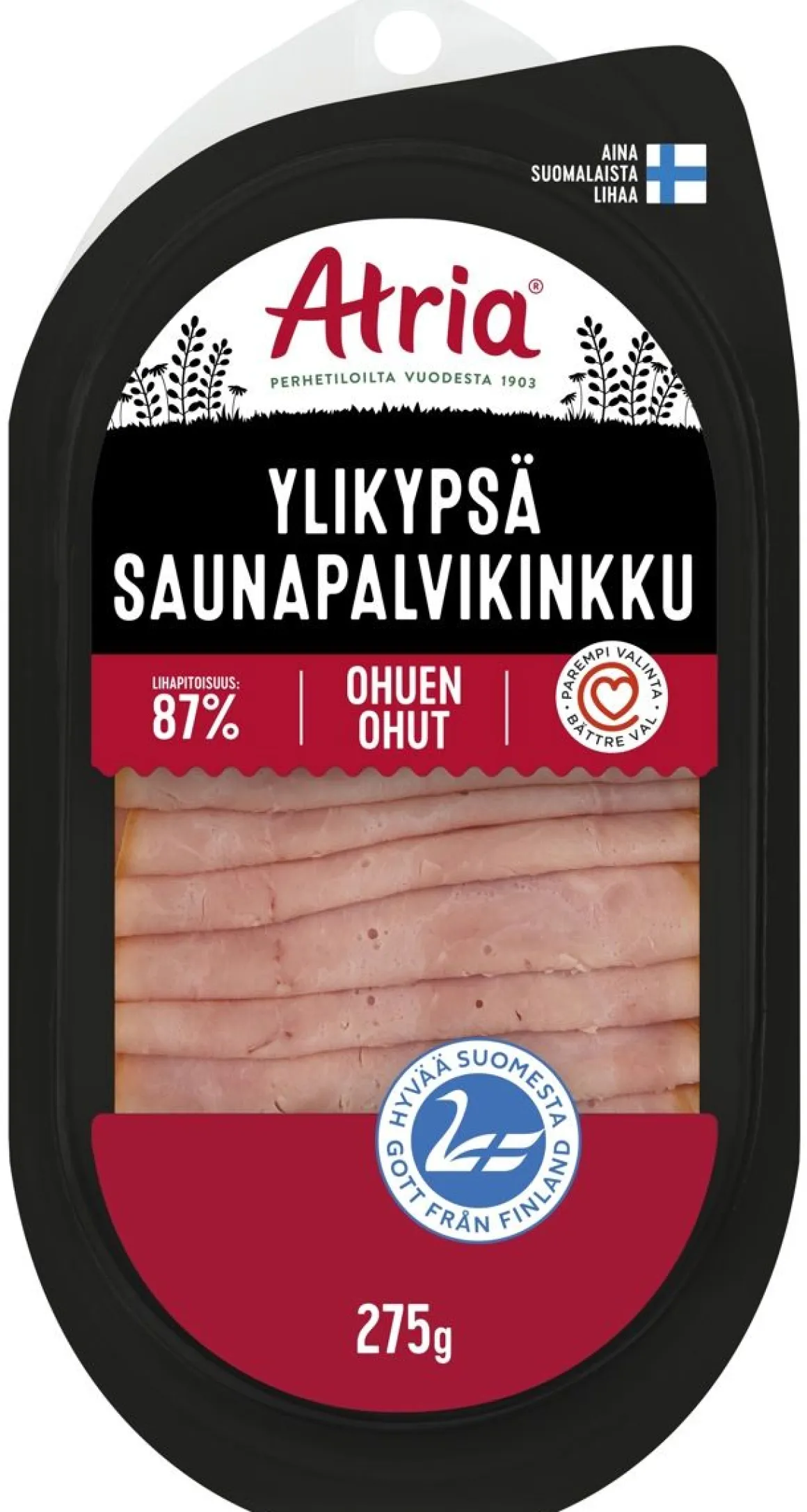 ATRIA OHUEN OHUT YLIKYPSÄ SAUNAPALVIKINKKU 275 G