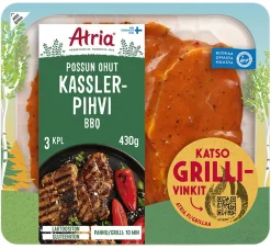 ATRIA POSSUN OHUT KASSLERPIHVI BBQ 430 G