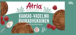ATRIA RAHKAOHUKAINEN KAAKAO-VADELMA 380 G