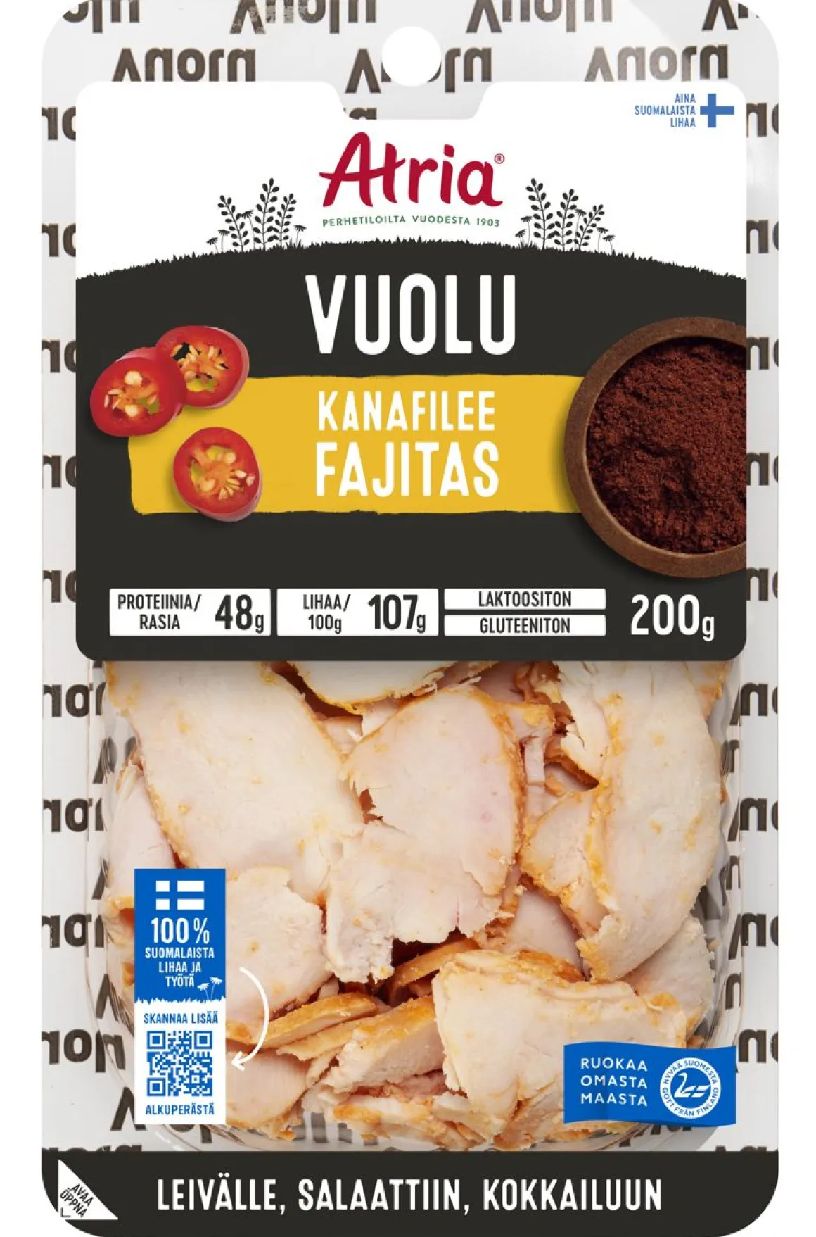 ATRIA VUOLU KANA FAJITAS 200 G