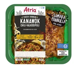 ATRIA YHDEN PANNUN KANAWOK CHILI-VALKOSIPULI 400 G