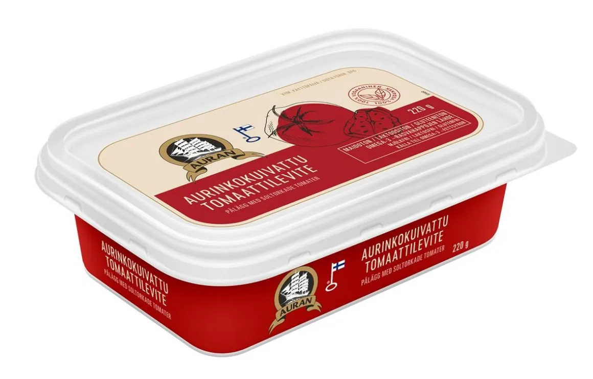 AURAN LEVITE AURINKOKUIVATTU TOMAATTI 220 G