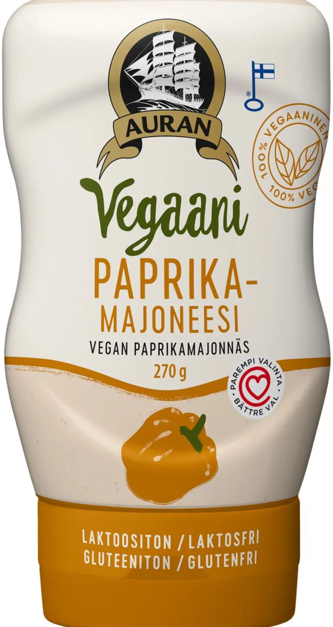 AURAN VEGAANI PAPRIKAMAJONEESI 270 G