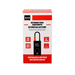AX4 ILMAPUMPPU LADATTAVA 150PSI 18L/MIN DIGITAALINÄYTTÖ