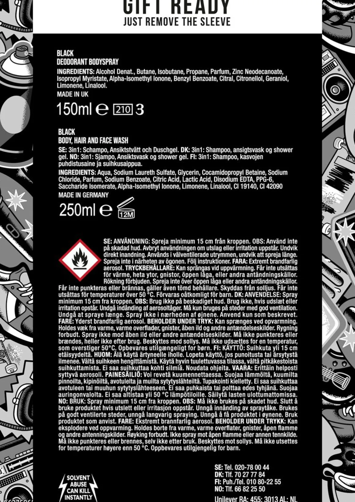AXE BLACK -LAHJAPAKKAUS