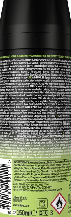 AXE BODY SPRAY EPIC FRESH 150 ML