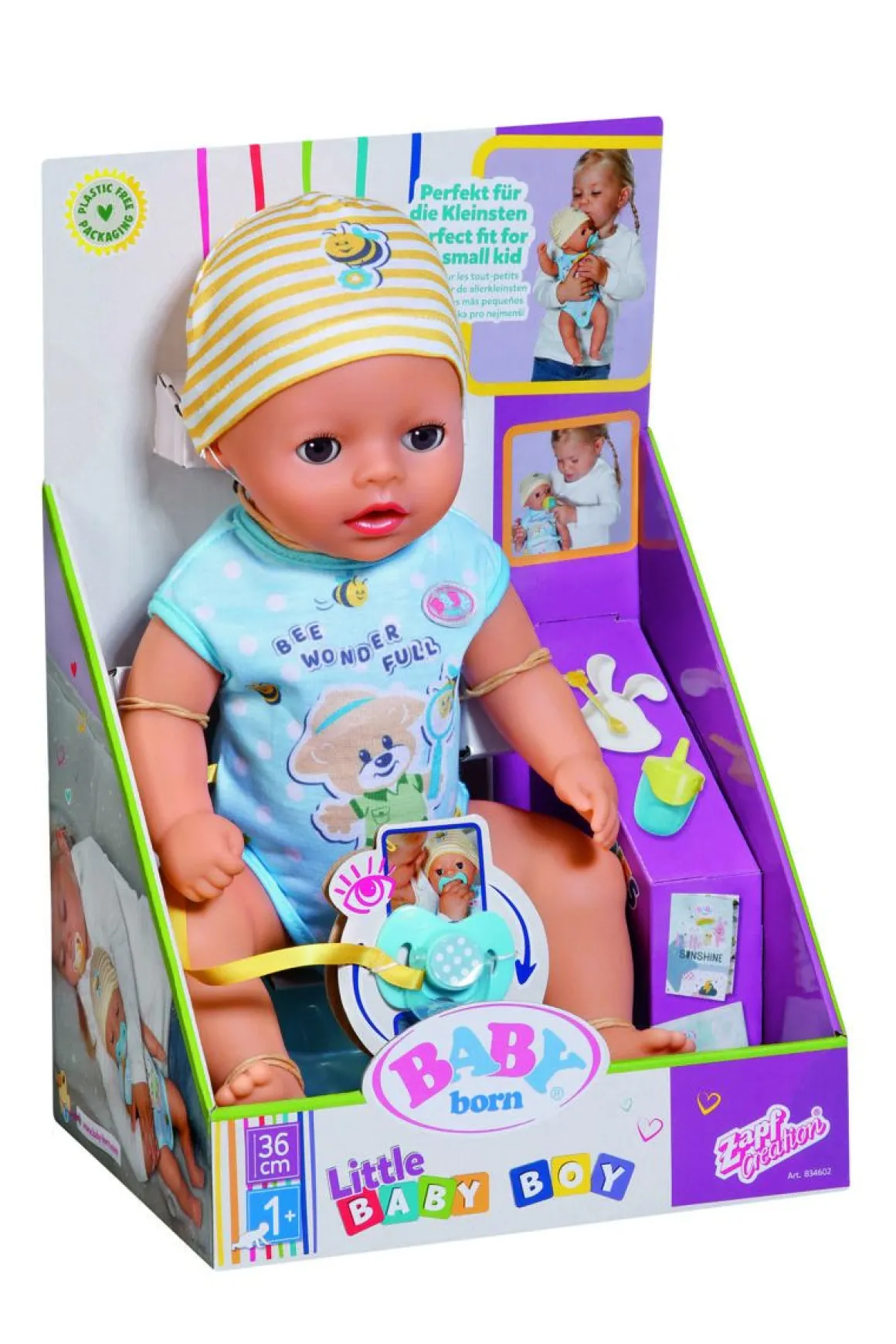 BABY BORN LITTLE POIKANUKKE 36CM