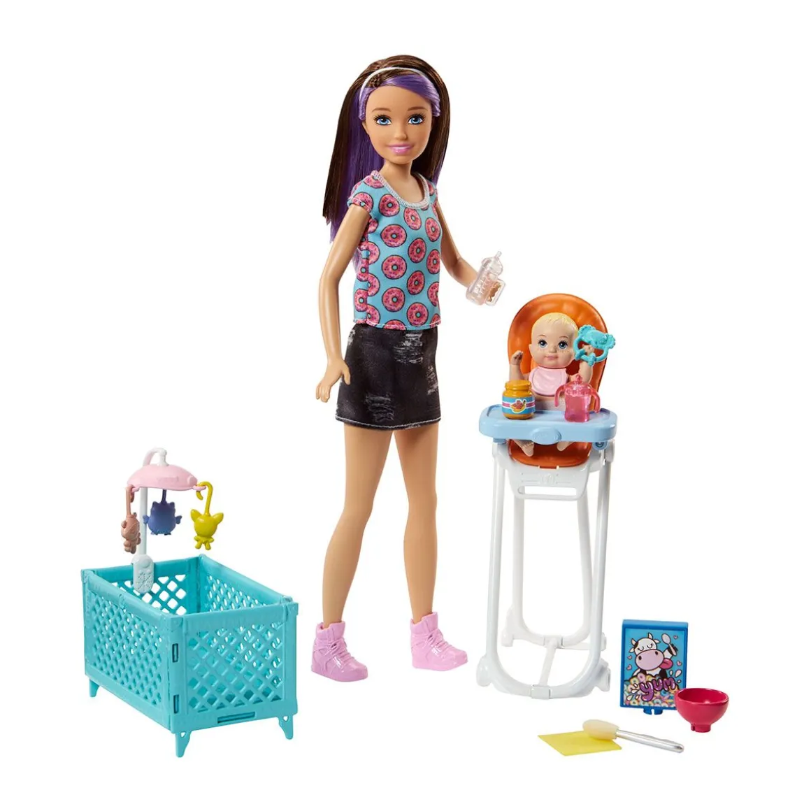 BARBIE BABYSITTER LEIKKISETTI FHY97