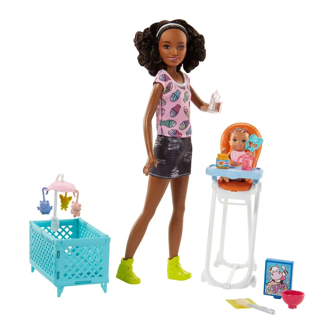 BARBIE BABYSITTER LEIKKISETTI FHY97