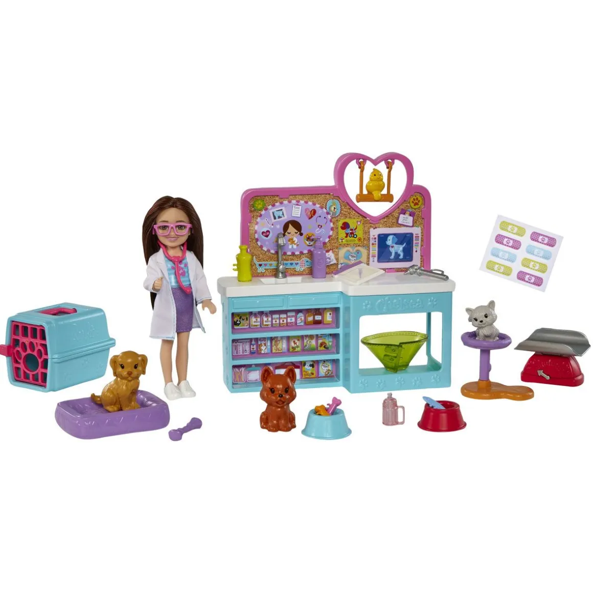 BARBIE CHELSEA CAN BE PET VET ELÄINLÄÄKÄRI