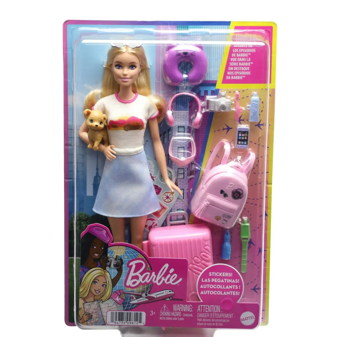 BARBIE TRAVEL MALIBU NUKKE HJY18