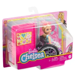 BARBIE  CHELSEA PYÖRÄTUOLINUKKE HGP29