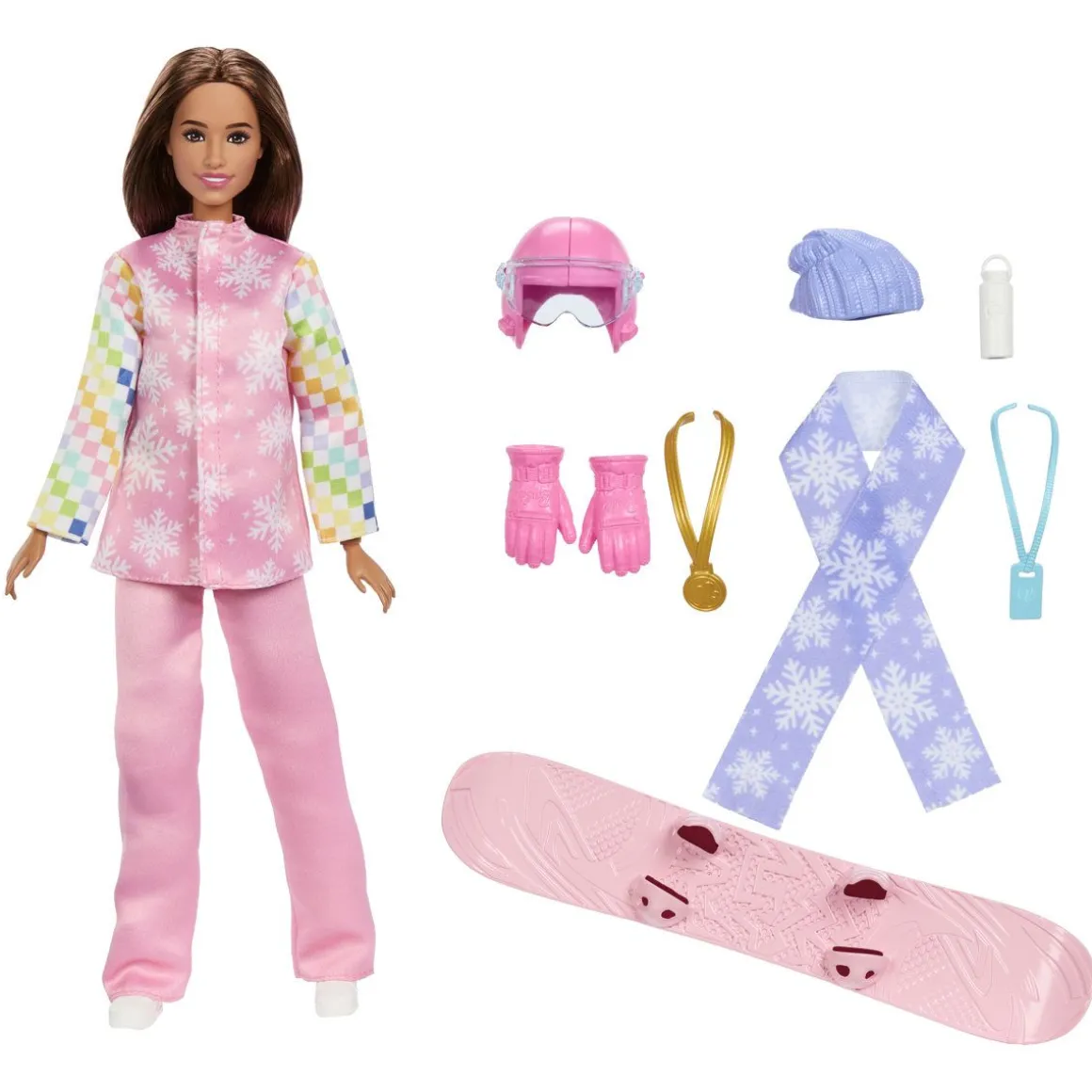 BARBIE DELUXE-AMMATTINUKKE LUMILAUTAILIJA