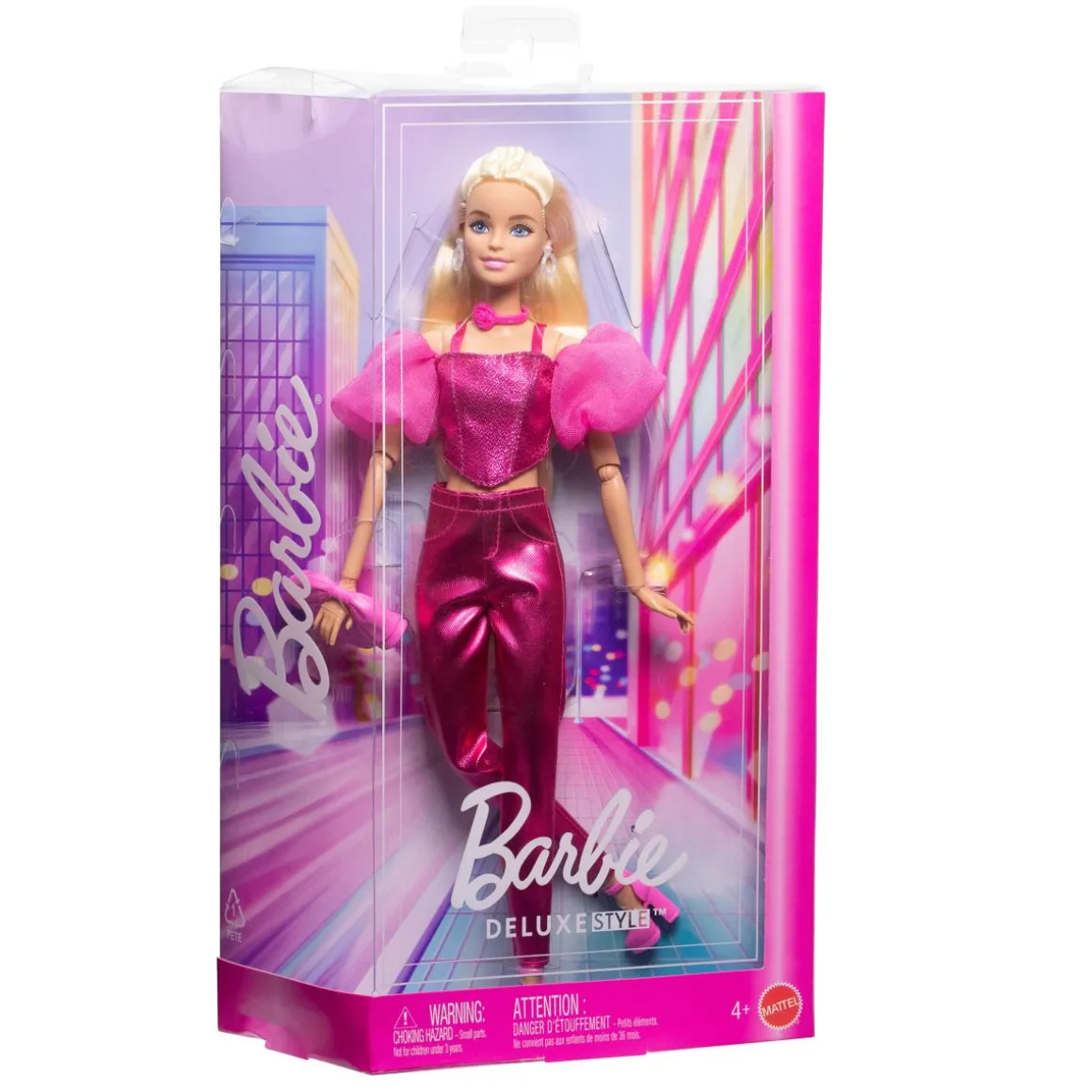 BARBIE DELUXE STYLE -NUKKE PINKISSÄ TOPISSA