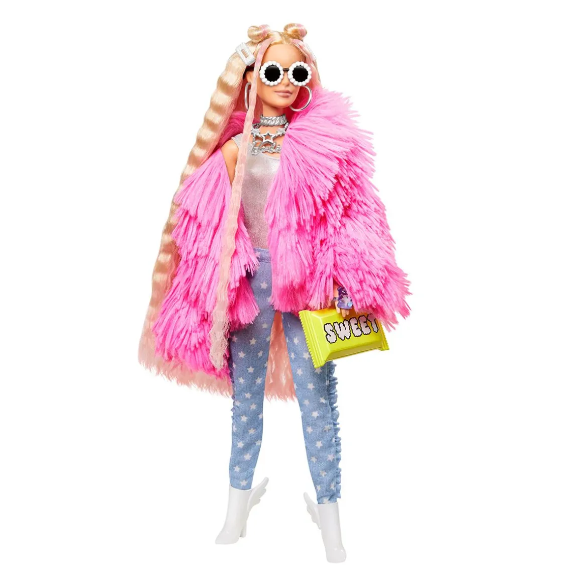 BARBIE EXTRA NUKKE JA LEMMIKKI GRN27