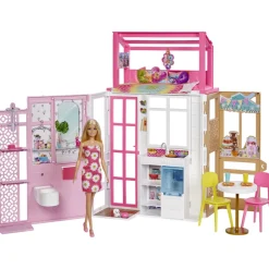 BARBIE NUKKE JA KOTILEIKKISETTI HCD48