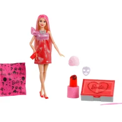 BARBIE PARTY UNBOXED GLAM SERIES -NUKKE PUNAINEN