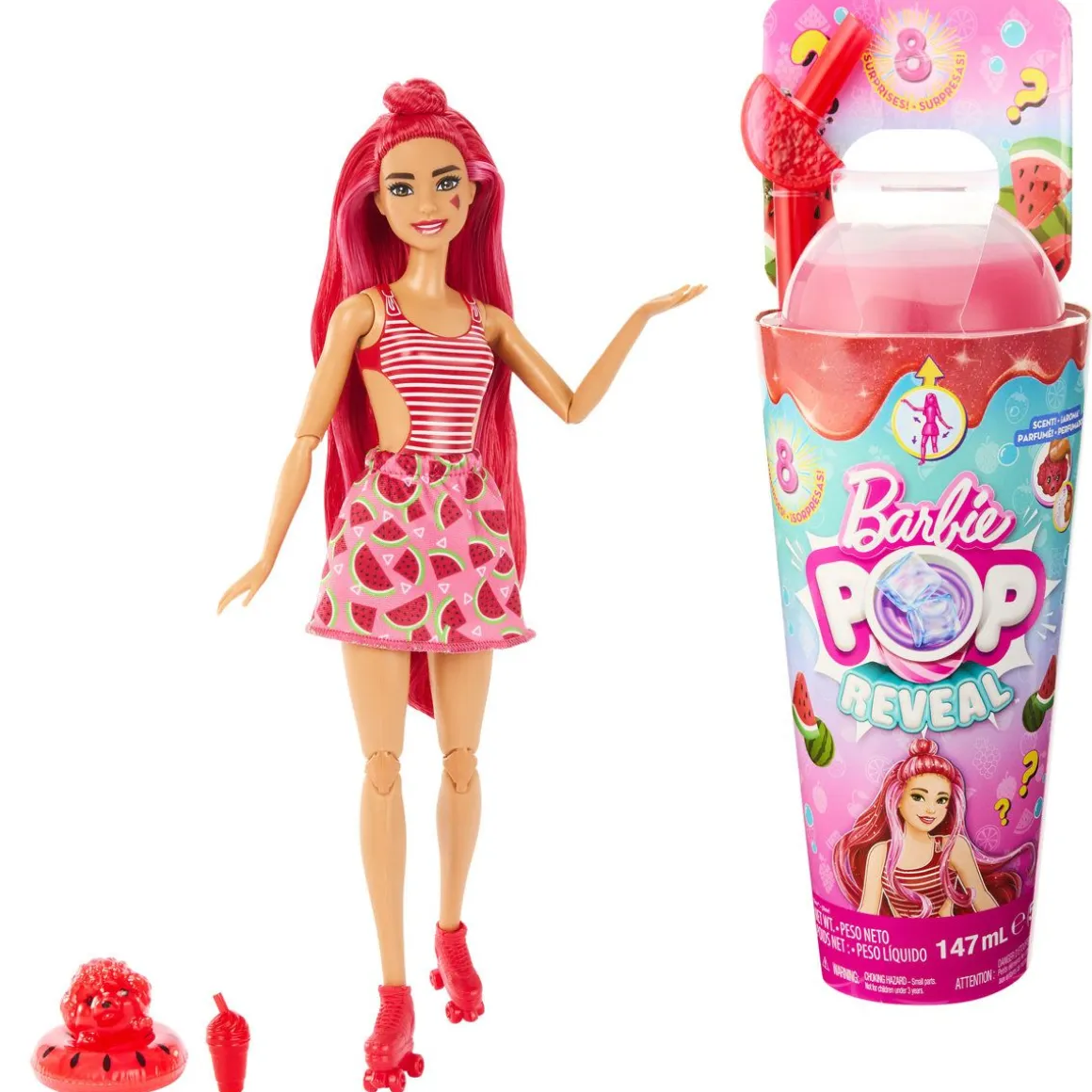 BARBIE POP REVEAL WATERMELON CRUSH