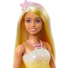 BARBIE PRINSESSA  NUKKE KELTAINEN