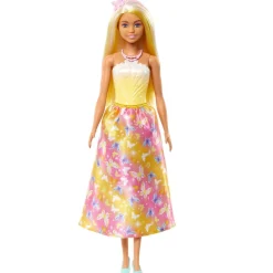 BARBIE PRINSESSA  NUKKE KELTAINEN
