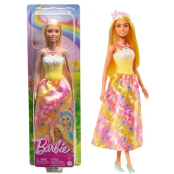 BARBIE PRINSESSA NUKKE KELTAINEN