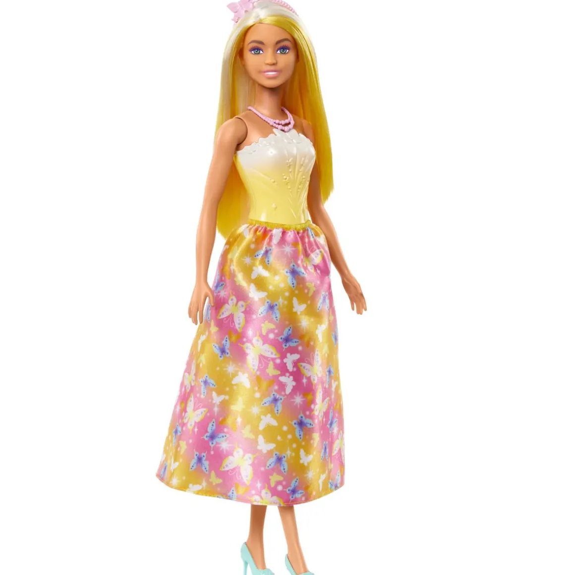 BARBIE PRINSESSA NUKKE KELTAINEN