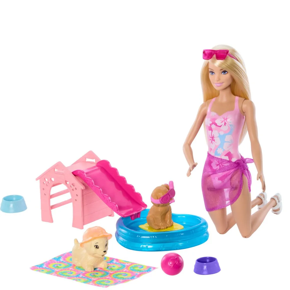 BARBIE PUPPY POOL PARTY -LEIKKISETTI