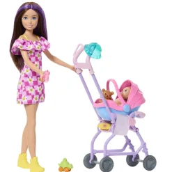 BARBIE SKIPPER BABYSITTING STROLLER -LEIKKISETTI