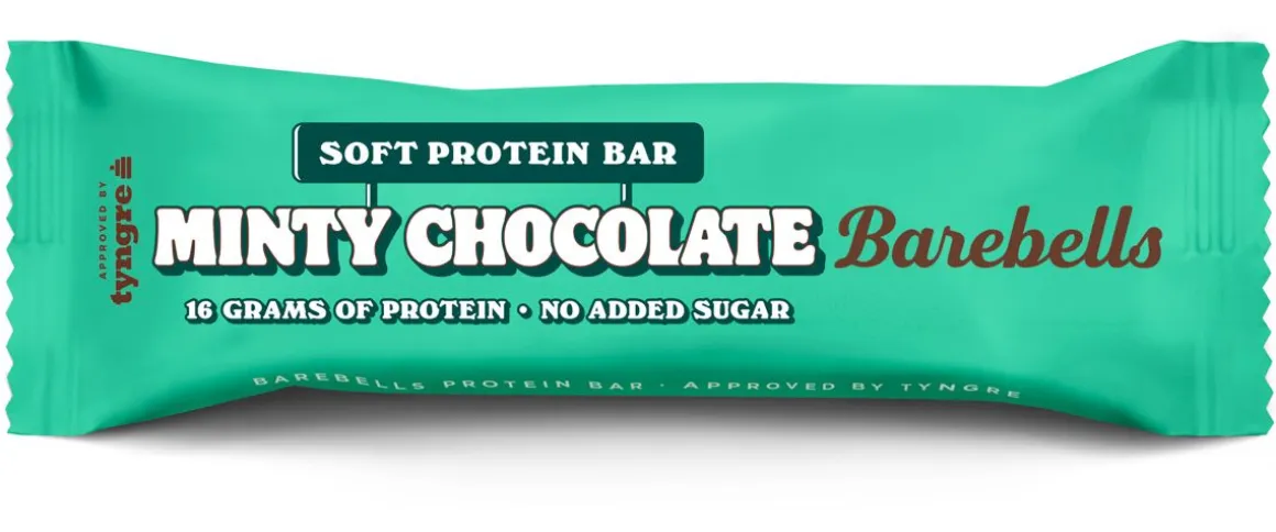 BAREBELLS PROTEIN BAR SOFT MINTY CHOCOLATE PROTEIINIPATUKKA 55 G