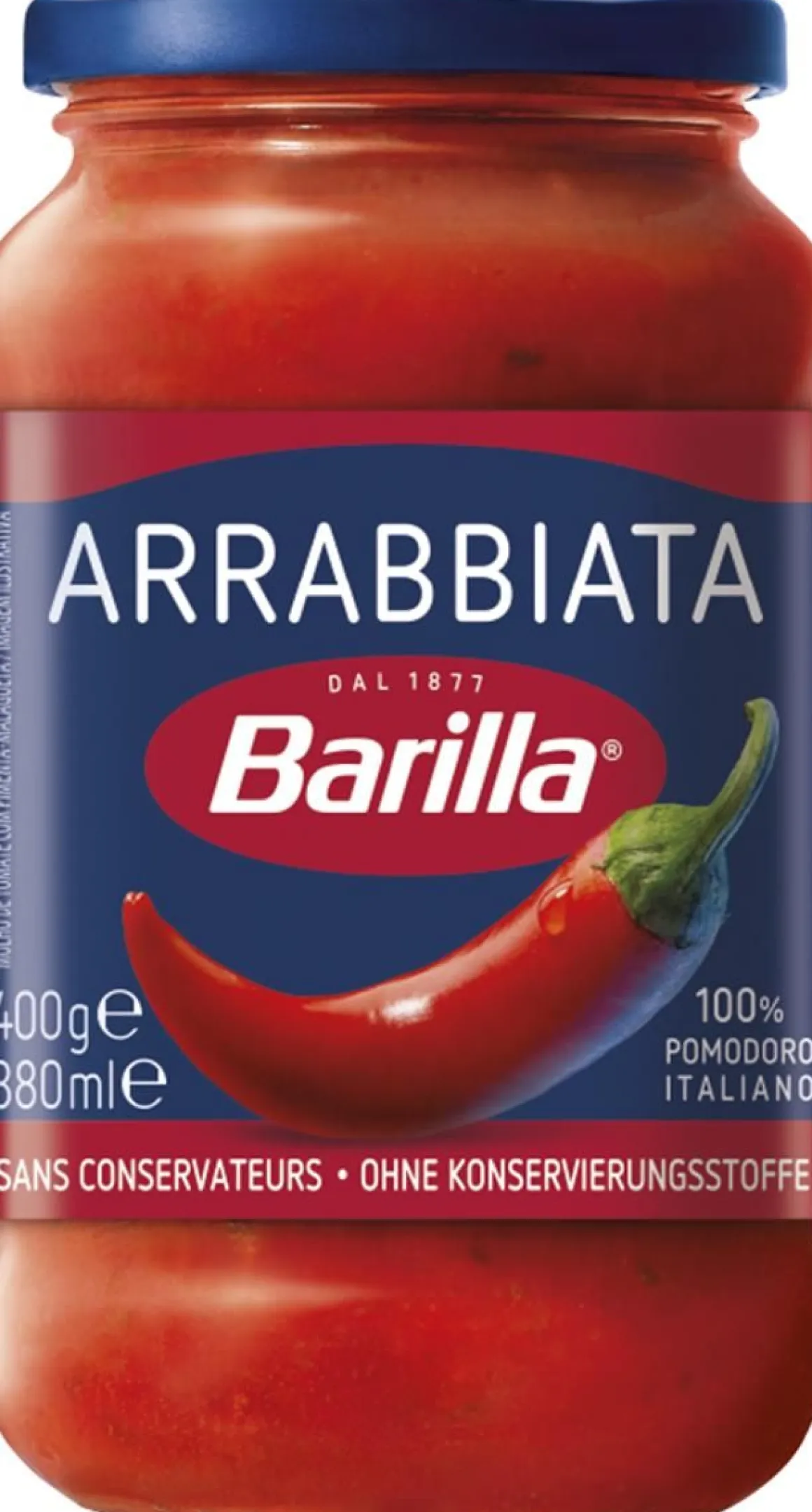 BARILLA PASTAKASTIKE ARRABBIATA 400 G