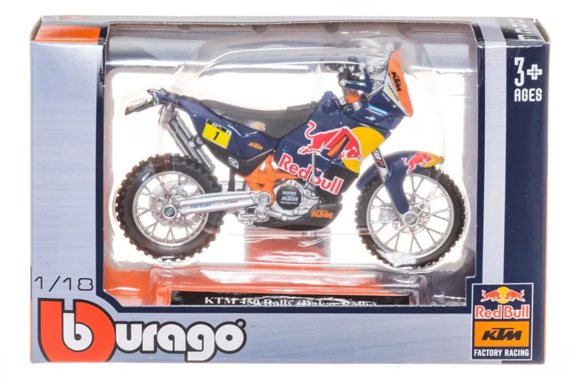 BBURAGO KTM MOOTTORIPYÖRÄ 1:18