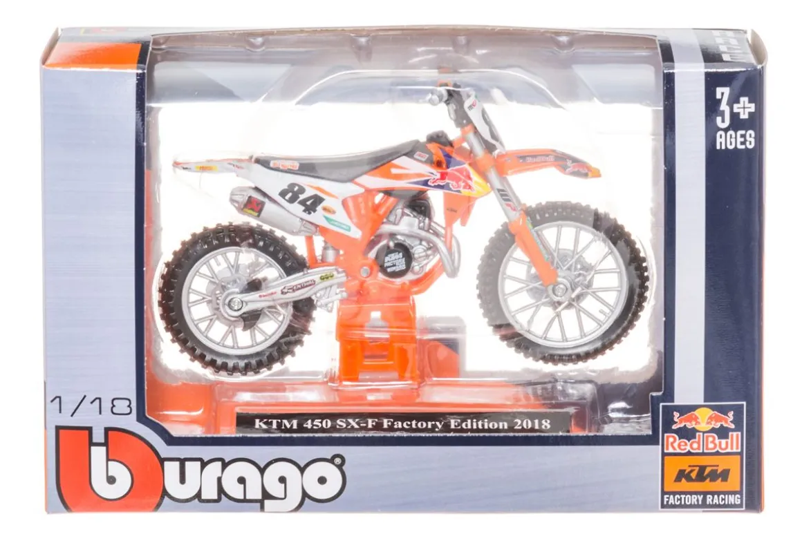 BBURAGO KTM MOOTTORIPYÖRÄ 1:18