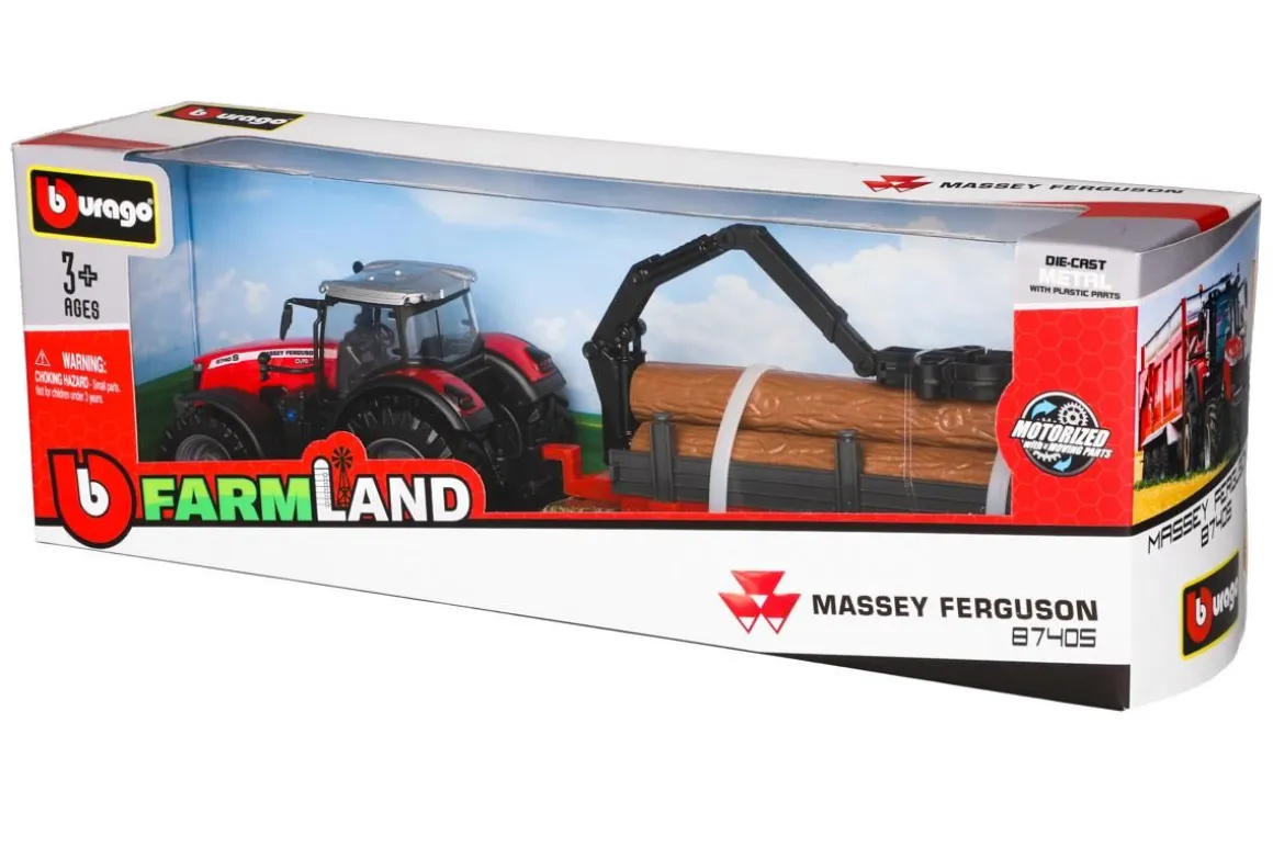 BBURAGO TRAKTORI JA DELUXE TRAILERI