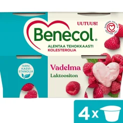 BENECOL JOGURTTI 4*115G VADELMA 460 G