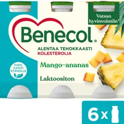 BENECOL JOGURTTIJUOMA 6*100G MANGO-ANANAS 600 G
