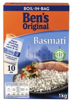 BEN'S ORIGINAL BASMATIRIISI KEITINPUSSI 8X125G