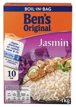 BEN'S ORIGINAL JASMIINIRIISI KEITINPUSSI 8X125G
