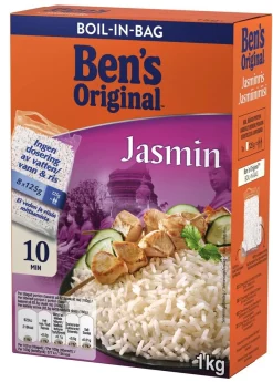 BEN'S ORIGINAL JASMIINIRIISI KEITINPUSSI 8X125G
