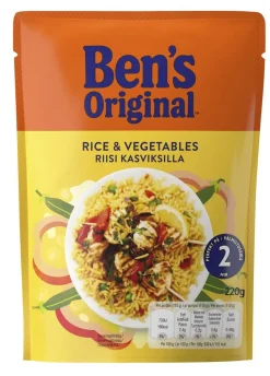 BEN'S ORIGINAL KASVISVALMISRIISI 220 G