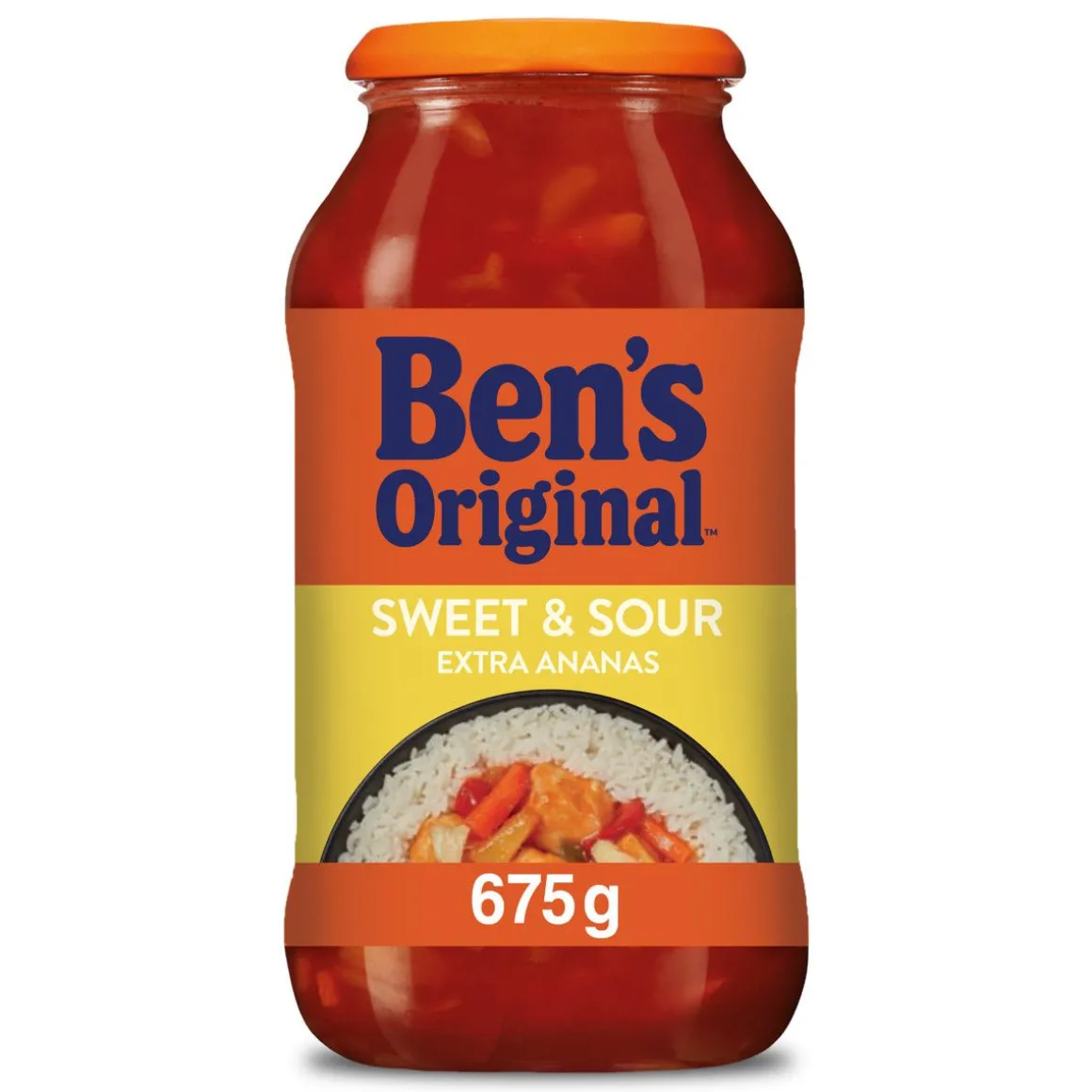 BEN'S ORIGINAL SWEET & SOUR EXTRA ANANAS ATERIAKASTIKE 675 G
