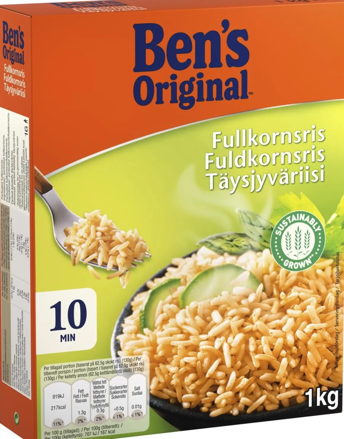 BEN'S ORIGINAL TÄYSJYVÄRIISI 1 KG