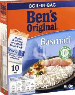 BEN'S ORIGINAL BASMATIRIISI KEITINPUSSI 4X125G 500 G