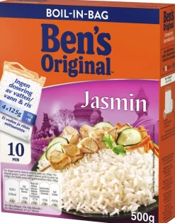 BEN'S ORIGINAL JASMIINIRIISI KEITINPUSSI 4X125G 500 G