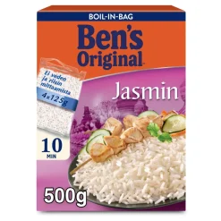 BEN'S ORIGINAL JASMIINIRIISI KEITINPUSSI 4X125G 500 G