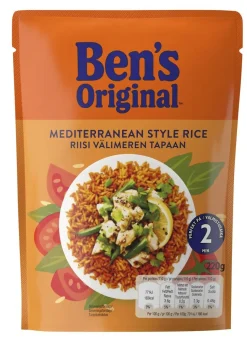 BEN'S ORIGINAL VÄLIMEREN TAPAAN VALMISRIISI 220 G
