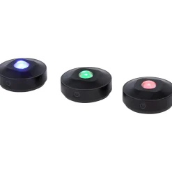 BERG KOHDEVALAISIN RGB LED LADATTAVA 3 KPL MUSTA